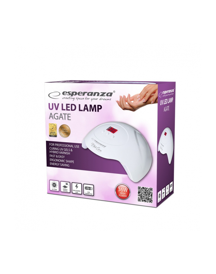 esperanza Lampa UV Led do lakieru hybrydowego Agate 36W główny