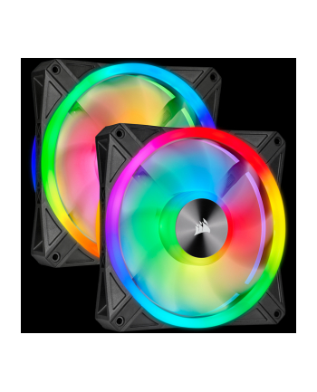 corsair Wentylatory QL140 iCUE RGB LED PWM 2-pak