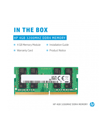 hp inc. HP RAM 4GB DDR4 3200-WW