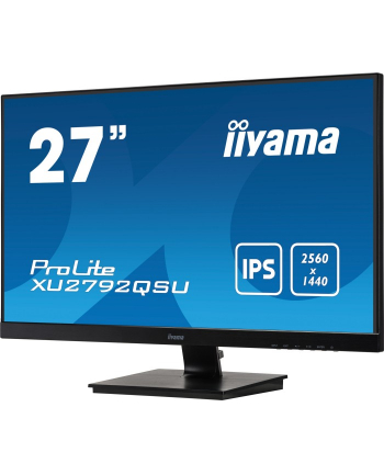 iiyama Monitor 27 cali XU2792QSU-B1 IPS,WQHD,DVI,HDMI,DP,USB3.0.FREESYNC