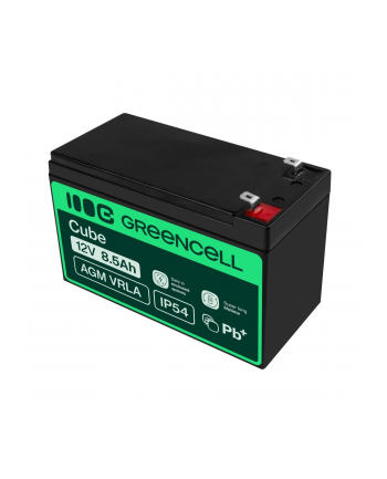 GREEN CELL Battery AGM VRLA 12V 8.5Ah