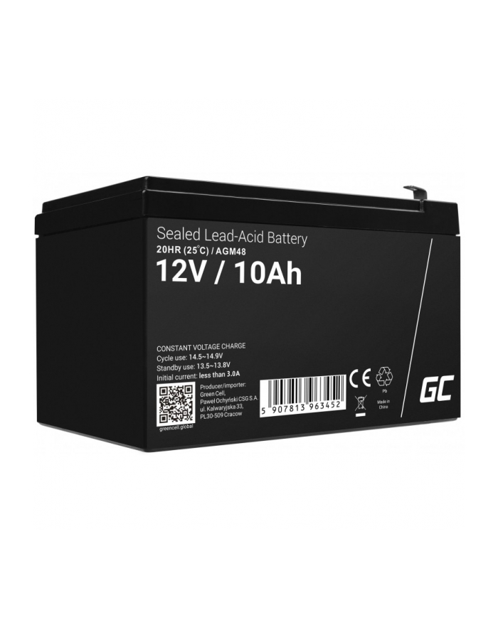 GREEN CELL Battery AGM VRLA 12V 10Ah główny