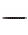 lanberg Listwa zasil.rack PDU 1U 16A 2m 8 gn. PDU-08E-0200-BK - nr 11