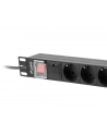 lanberg Listwa zasil.rack PDU 1U 16A 2m 8sch. PDU-08F-0200-BK - nr 16