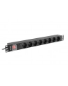 lanberg Listwa zasil.rack PDU 1U 16A 2m 8sch. PDU-08F-0200-BK - nr 21