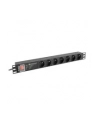 lanberg Listwa zasil.rack PDU 1U 16A 2m 7 PDU-PRO-07E-0200-BK - nr 14