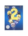mk trade Zestaw balonów cyfra 2, wys. 40-60cm 9 szt BCF-204-2 - nr 1