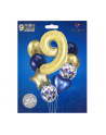 mk trade Zestaw balonów cyfra 9, wys. 40-60cm 9 szt BCF-204-9 - nr 1