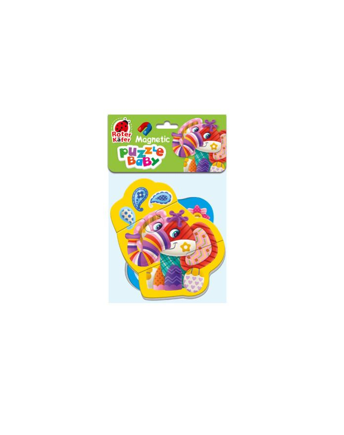 roter kafer Magnetyczne Baby puzzle z pianki '';Słoń - Krokodyl''; RK5020-03 główny
