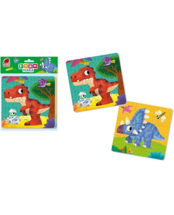 roter kafer Magnetyczne puzzle z pianki 2w1'';Dinozaury''; RK6050-06 nr 1