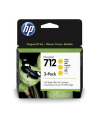 hp inc. Ink 712 3-Pack 29ml Yellow 3ED79A - nr 1