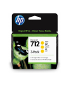 hp inc. Ink 712 3-Pack 29ml Yellow 3ED79A - nr 2