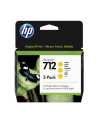 hp inc. Ink 712 3-Pack 29ml Yellow 3ED79A - nr 6