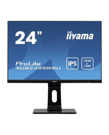 iiyama Monitor 24 cale XUB2495WSU-B3 IPS,PIVOT,16:10,DP,HDMI,VGA,4xUSB,2x2W