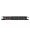 armac Listwa przeciwprzepięciowa rack 19cali M6 1,5m 6x230v czarna M6/15/R/CZ - nr 5
