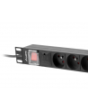 lanberg Listwa zasil.rack PDU 1U 16A 2m 8 gn. PDU-08E-0200-BK - nr 8