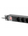 lanberg Listwa zasil.rack PDU 1U 16A 2m 8sch. PDU-08F-0200-BK - nr 13