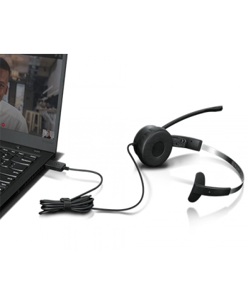 lenovo Zestaw słuchawkowy 100 Mono USB 4XD1B61617