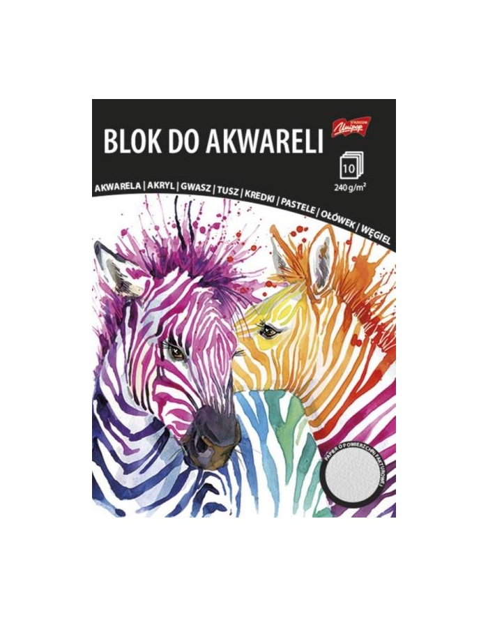 Blok do akwareli A4 10k 240g/m2 MAJEWSKI główny