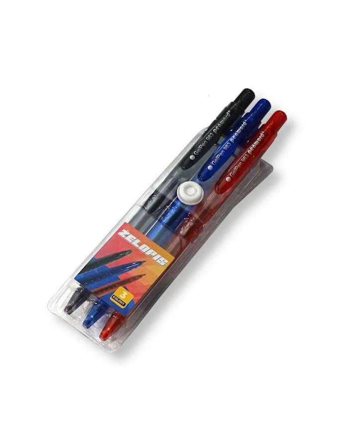 polsirhurt Długopisy żelowe Semi gel 3 kolory 983 -3 główny