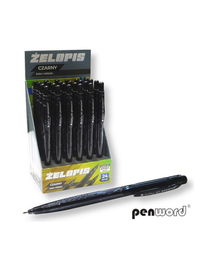 polsirhurt Długopis żelowy Semi gel 983 czarny główny