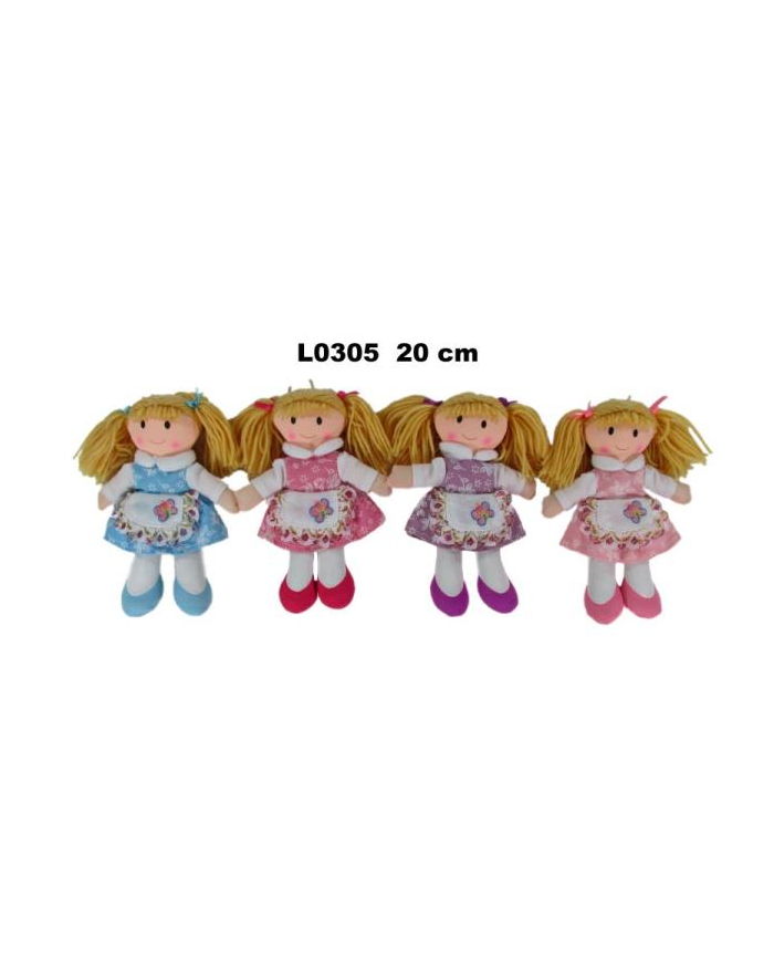 sun-day Lalka szmacianka 20cm 4 wzory 156457 główny