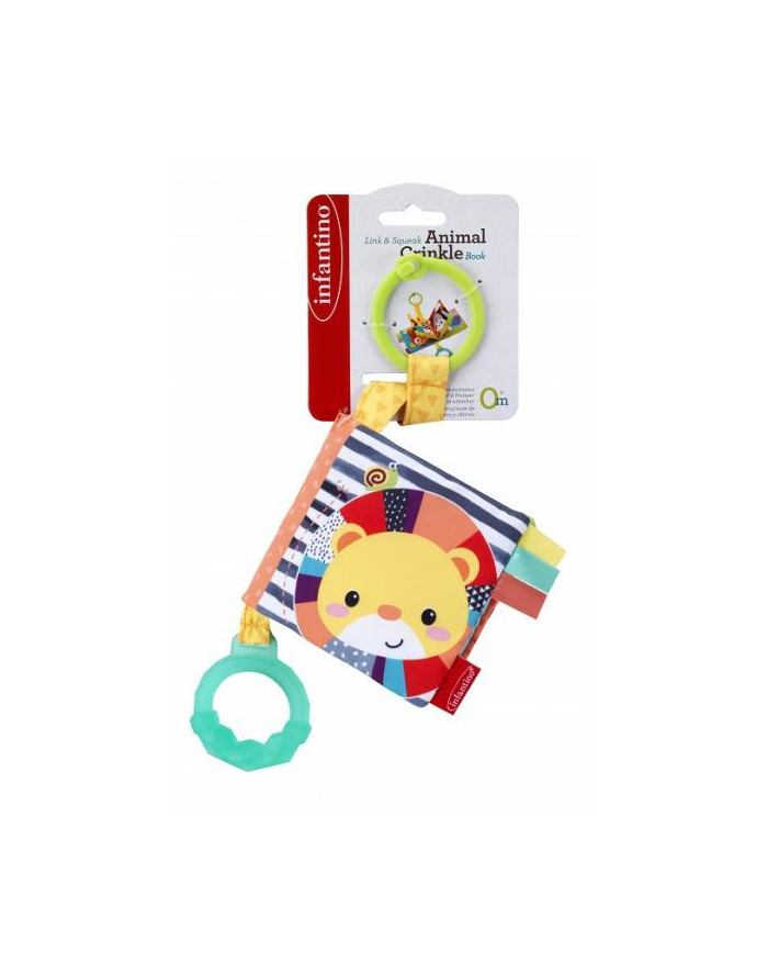 pulio Infantino 5362N Książeczka przywieszka z gryzaczkiem główny