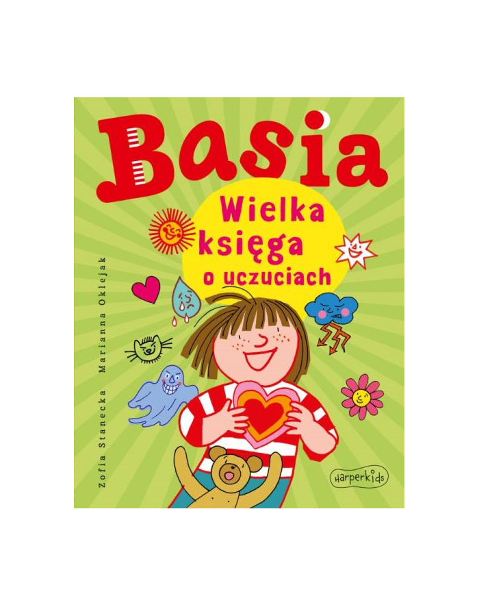harpercollins Książka Basia Wielka księga o uczuciach główny