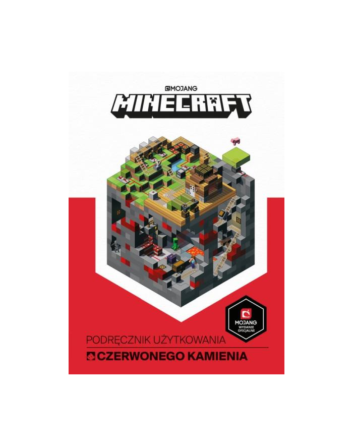 harpercollins Książka Minecraft Podręcznik użytkowania czerwonego kamienia główny