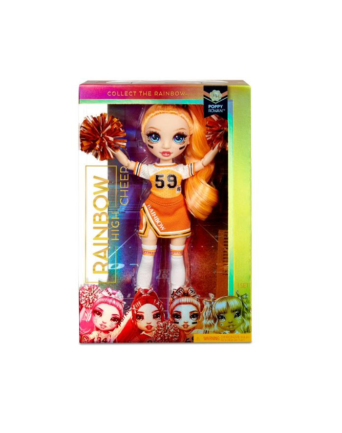 mga entertainment MGA Rainbow High Cheer Doll - Poppy Rowan (Orange) 572046 główny