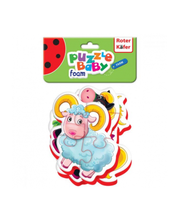 roter kafer Baby puzzles piankowe Farma RK6010-03