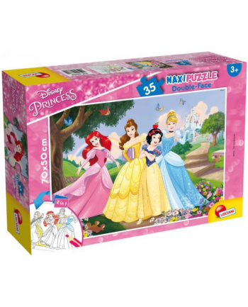 lisciani giochi Puzzle dwustronne Maxi 35 elementów Princess Księżniczki 66704 LISCIANI