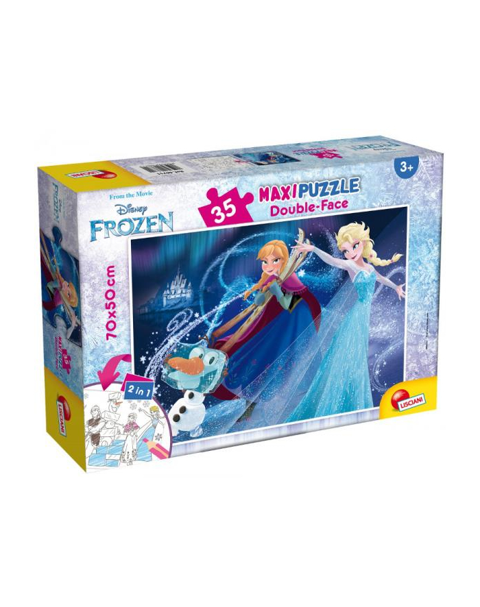 lisciani giochi Puzzle dwustronne Maxi 35 elementów Frozen. Kraina Lodu 66711 LISCIANI główny