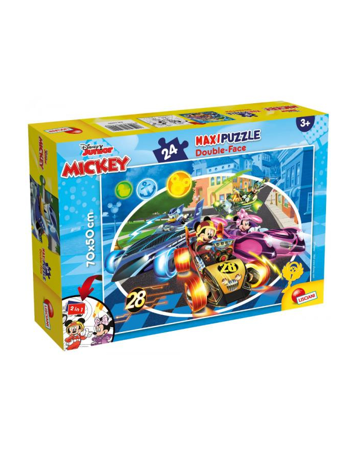 lisciani giochi Puzzle dwustronne Maxi 24 elementy Myszka Mickey 74099 LISCIANI główny
