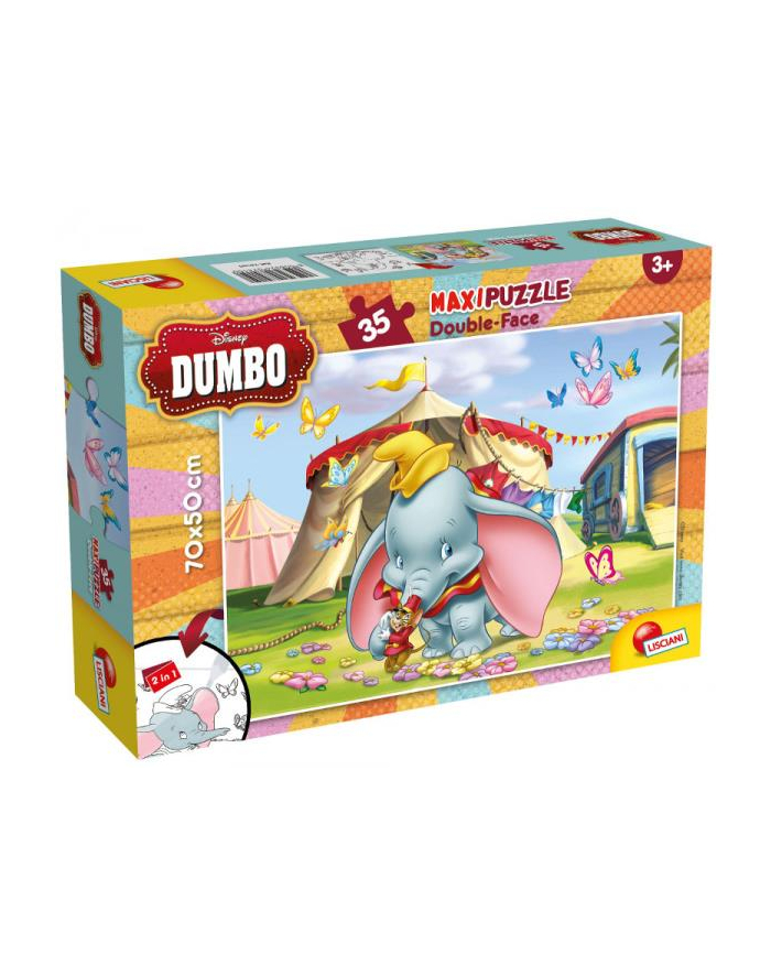 lisciani giochi Puzzle dwustronne Maxi 35 elementów Dumbo 74150 LISCIANI główny