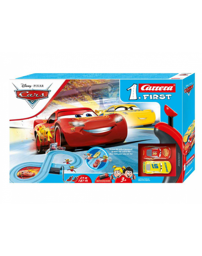 carrera toys Tor First Cars - Race of Friends 2,4m 63037 Disney-Pixar Carrera główny