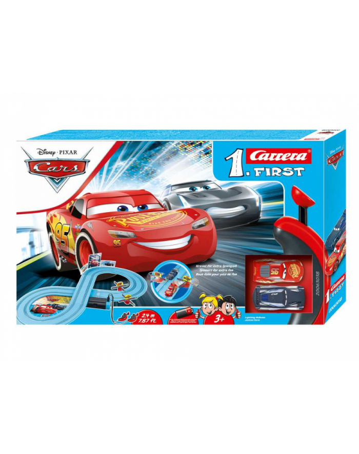 carrera toys Tor First Cars - Power Duel 2,4m 63038 Disney-Pixar Carrera główny