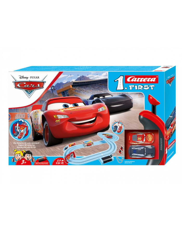 carrera toys Tor First Cars - Piston Cup 2,9m 63039 Disney-Pixar Carrera główny