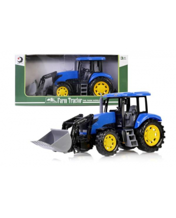 artyk Traktor z podnośnikiem 43cm niebieski 159626