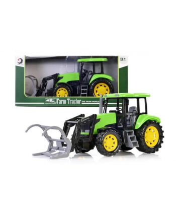 artyk Traktor z podnośnikiem 43cm zielony 159640