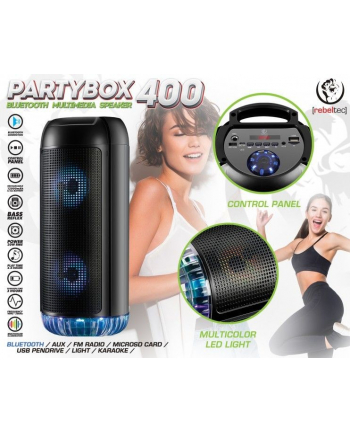 rebeltec Głośnik Bluetooth PartyBox 400