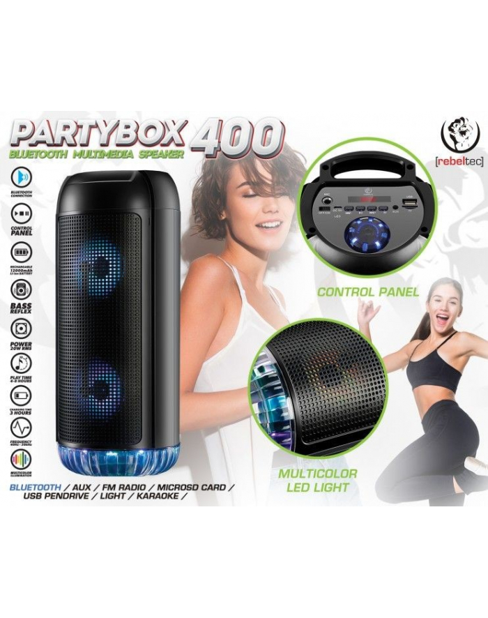 rebeltec Głośnik Bluetooth PartyBox 400 główny