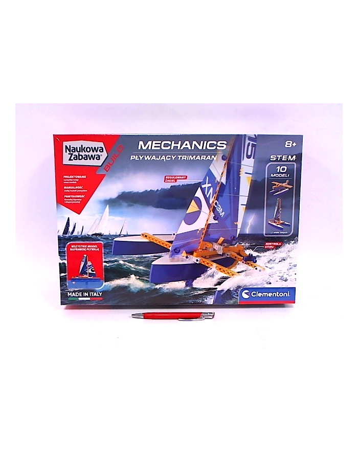 Clementoni Laboratorium Mechaniki. Pływający trimaran 50698 główny