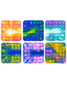 norimpex PROMO Zabawka sensoryczna antystresowa gniotek POP IT Bubble Kwadrat mozaika 1005217 mix kolorów cena za 1 szt - nr 1