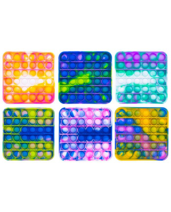 norimpex PROMO Zabawka sensoryczna antystresowa gniotek POP IT Bubble Kwadrat mozaika 1005217 mix kolorów cena za 1 szt