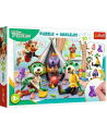 PROMO Puzzle 30el + naklejki Rodzina Treflików 90989 trefl - nr 1