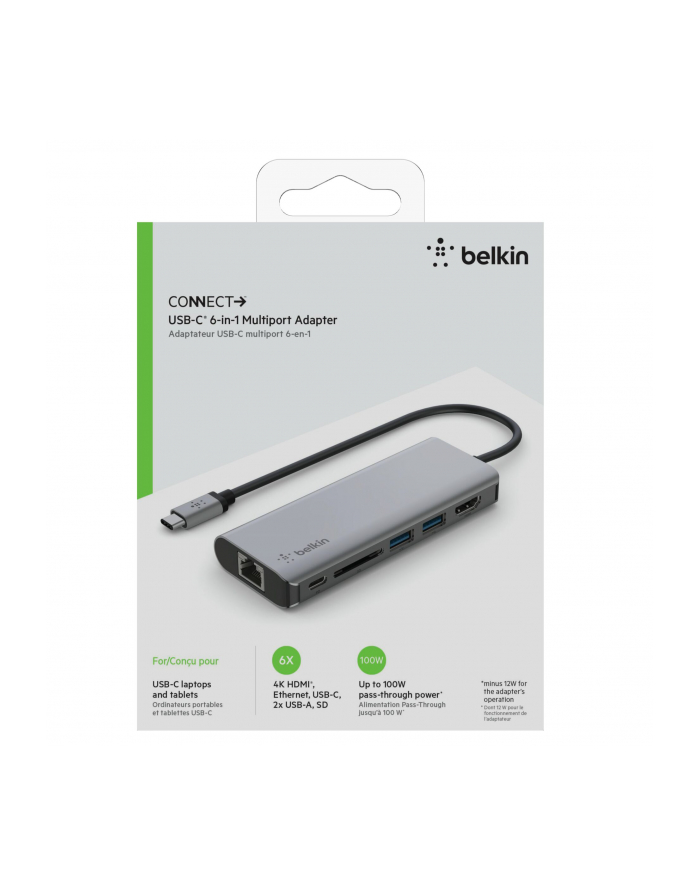 belkin USB-C 6-1 Multiport Adapter główny