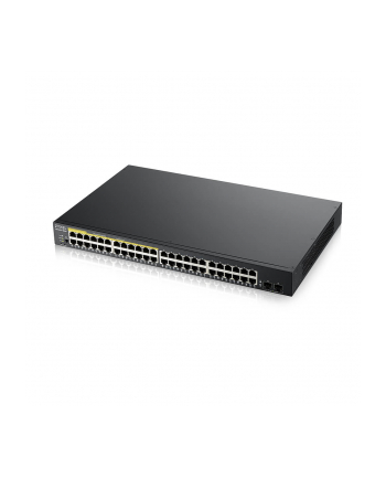 zyxel Przełącznik zarządzalny GS1900-48HP v2, 48-port GbE L2 Smart Switch 170W rack            GS1900-48HPv2 nr 1