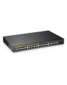 zyxel Przełącznik zarządzalny GS1900-48HP v2, 48-port GbE L2 Smart Switch 170W rack            GS1900-48HPv2 - nr 45