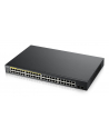 zyxel Przełącznik zarządzalny GS1900-48HP v2, 48-port GbE L2 Smart Switch 170W rack            GS1900-48HPv2 - nr 46
